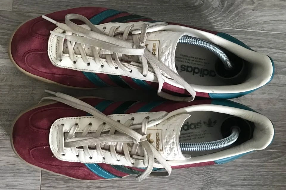 S: 9 Men ADIDAS Gazelle Indoors Burgundy - photo 5