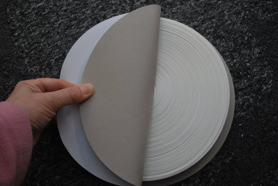 Spool of White Twill Fabric Ribbons- $10 Each Roll - photo 4
