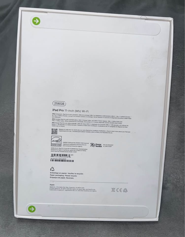 Apple iPad Pro 11-inch M5 Wi-Fi 256GB Silver New Sealed - photo 2