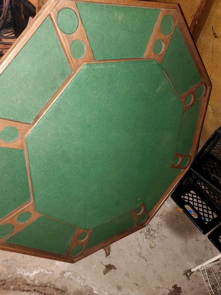 Poker Table (broken Leg)