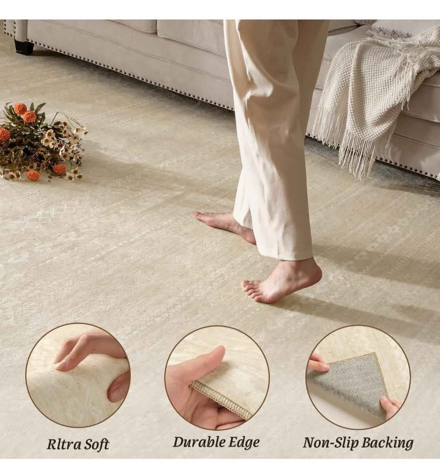 Brand New 8x10 Beige Area Rug - photo 3