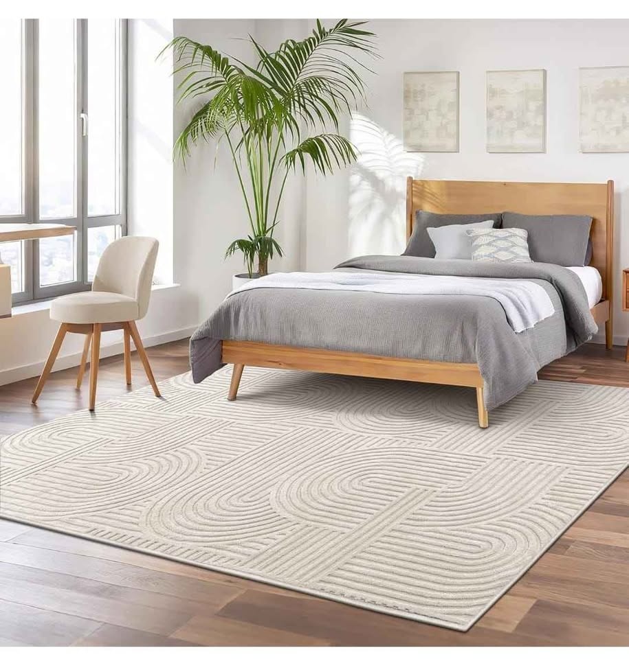 Brand New 6x9 Washable Area Rug – Boho Soft Non-Slip Living Room - photo 3