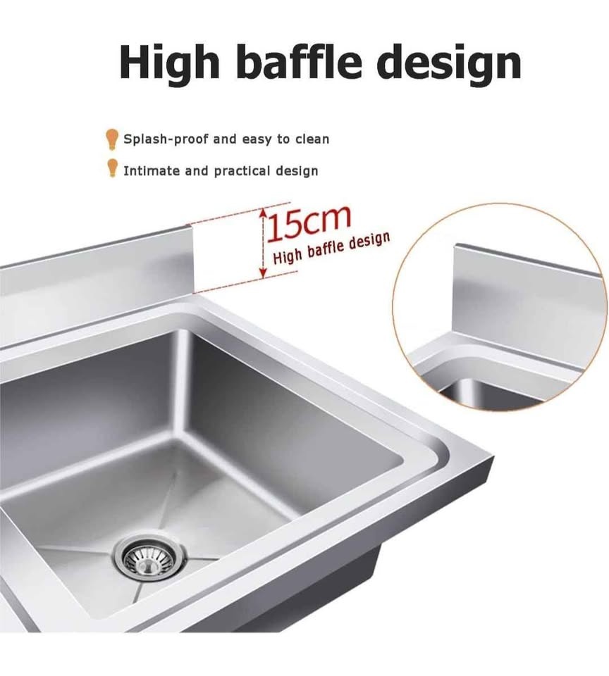 Brand New 304 Stainless Steel Catering Sink - Indoor/Outdoor Uti - photo 3