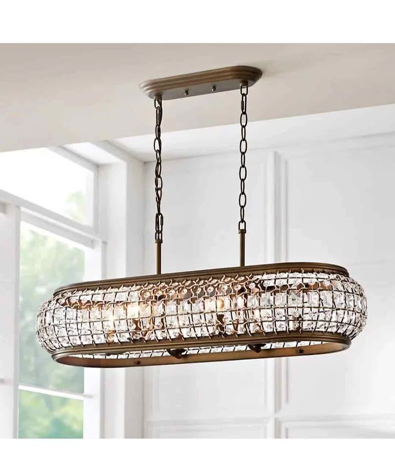Goldbach 6-Light Brass Island Pendant
