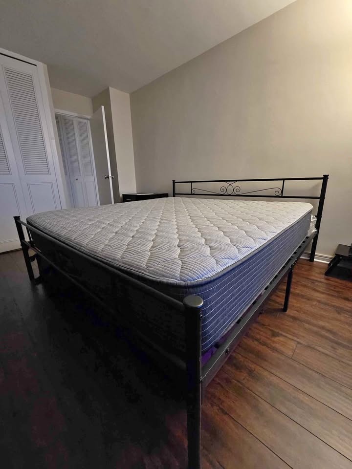 Beautyrest king size Firm Mattress with the Bed Frame