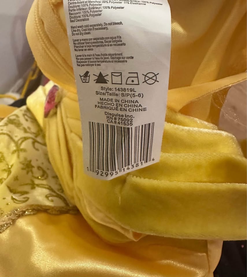 Belle costume, girls - photo 3
