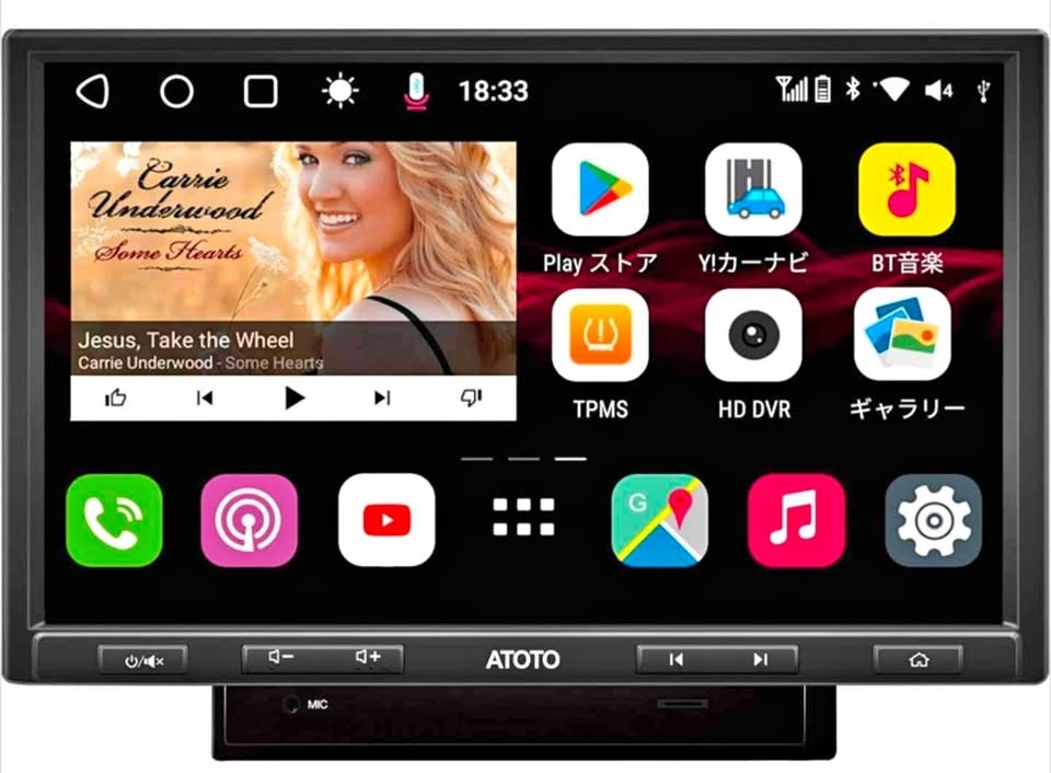 ATOTO S8 PRO 10-INCH ANDROID HEAD UNIT W/ HARNESS