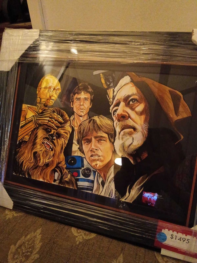 Star Wars Original Watercolor by Randy Martinez