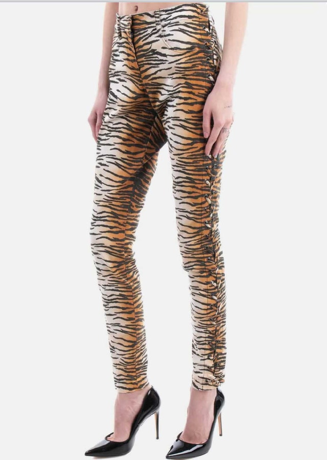 A.L.C. Tiger Print Skinny Pants - New