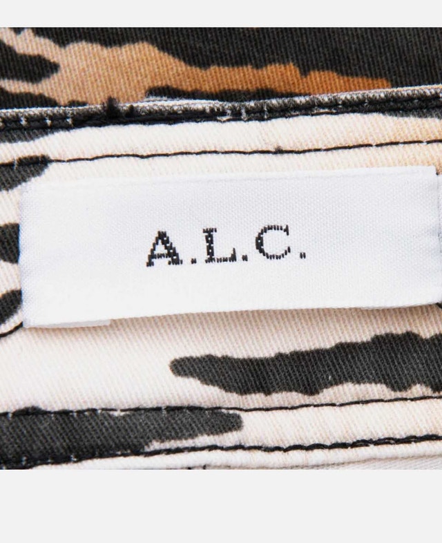 A.L.C. Tiger Print Skinny Pants - New - photo 4