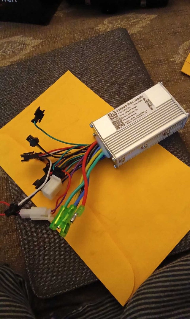 Brushless Motor Controller 36V/48V 350W for E-bikes/Scooters - photo 2