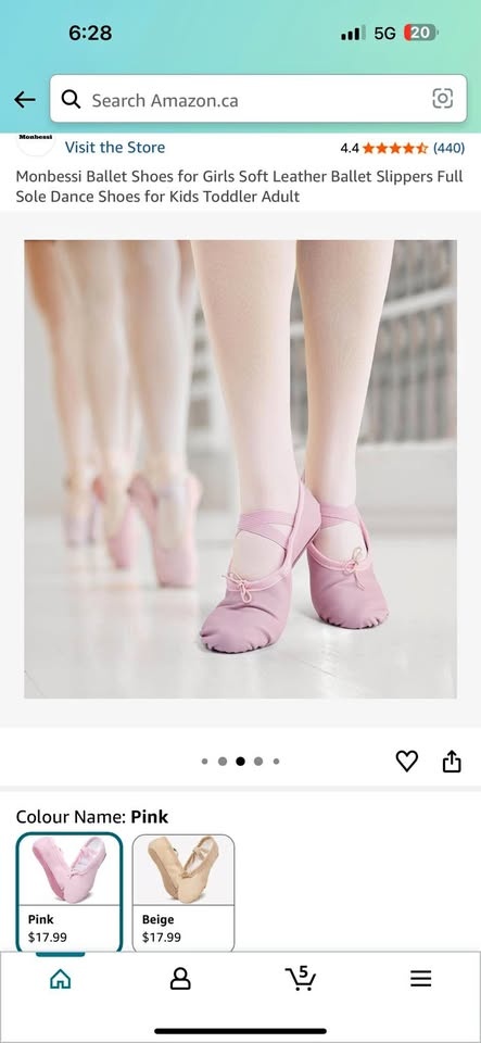 Monbessi Ballet Shoes for Girls