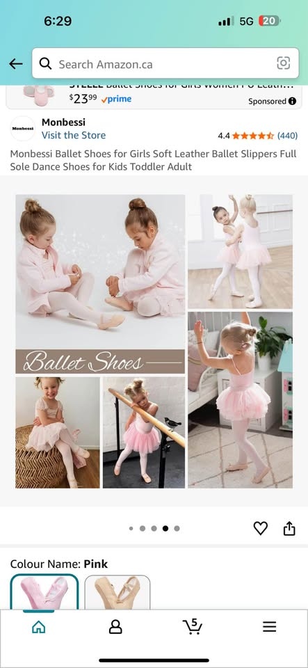 Monbessi Ballet Shoes for Girls - photo 3