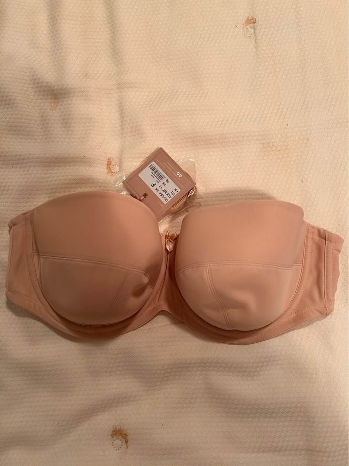 Panache Strapless Bra - Nude/Beige, US 34F
