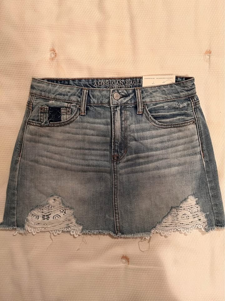 AE Denim Mini Skirt
