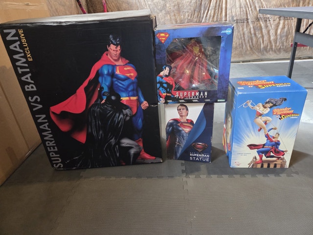 DC Collectibles / Kotobukiya Superman & DC Statue Lot