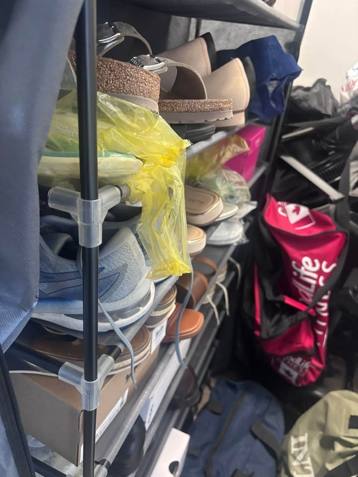 SONGMICS 10-Tier Shoe Organizer Cabinet with Dustproof Cover - photo 3