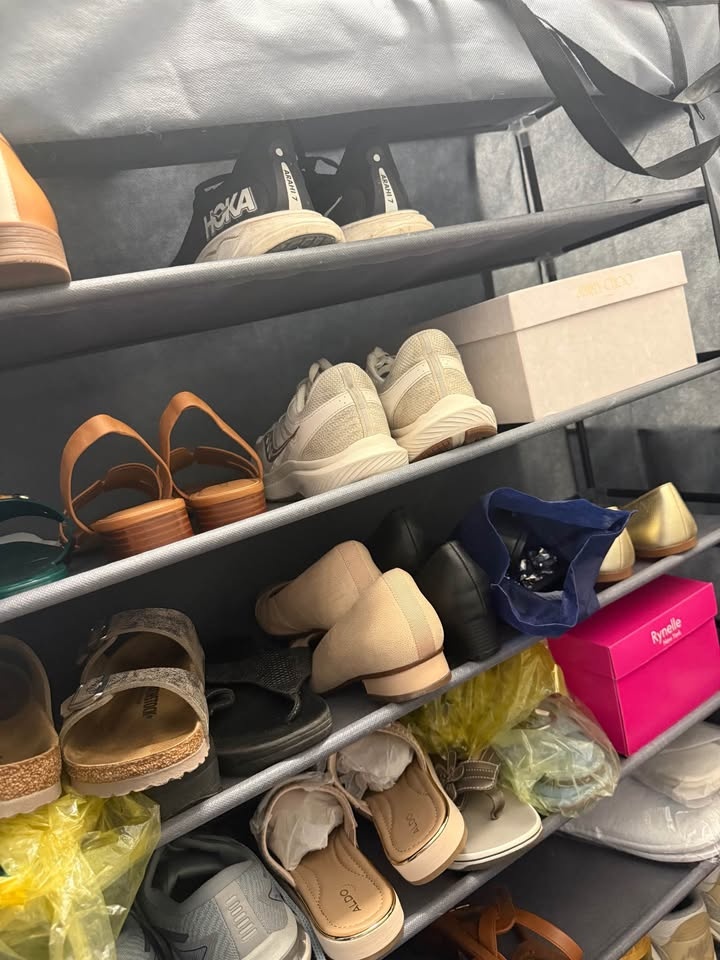 SONGMICS 10-Tier Shoe Organizer Cabinet with Dustproof Cover - photo 5