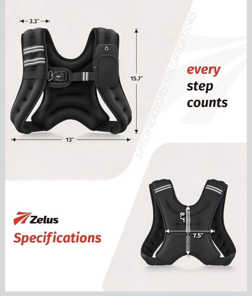 Zelus 12lb Weighted Vest - photo 3