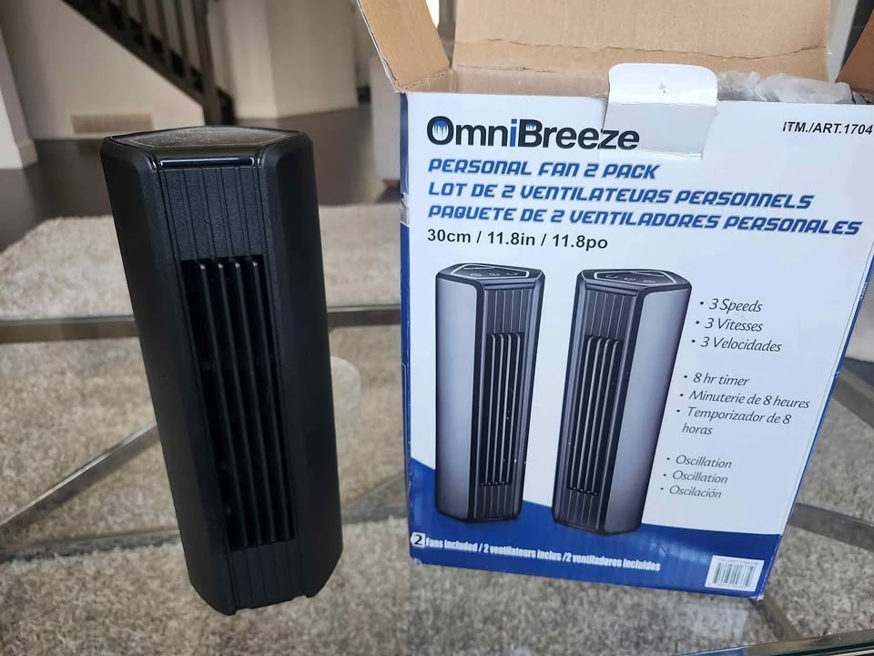 2 Brand New Desktop Fans