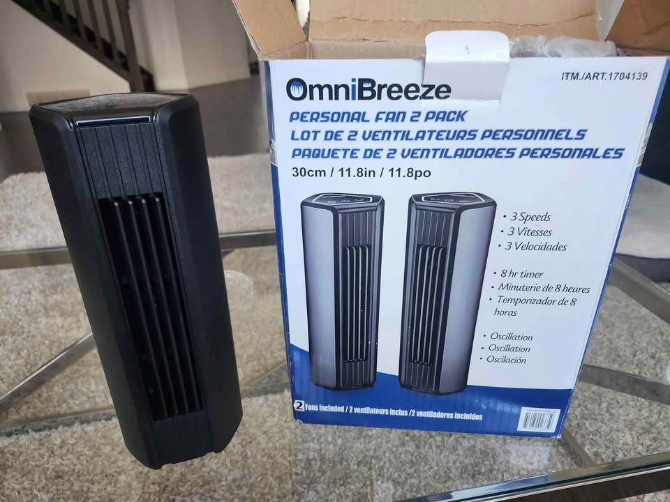 2 Brand New Desktop Fans - photo 2
