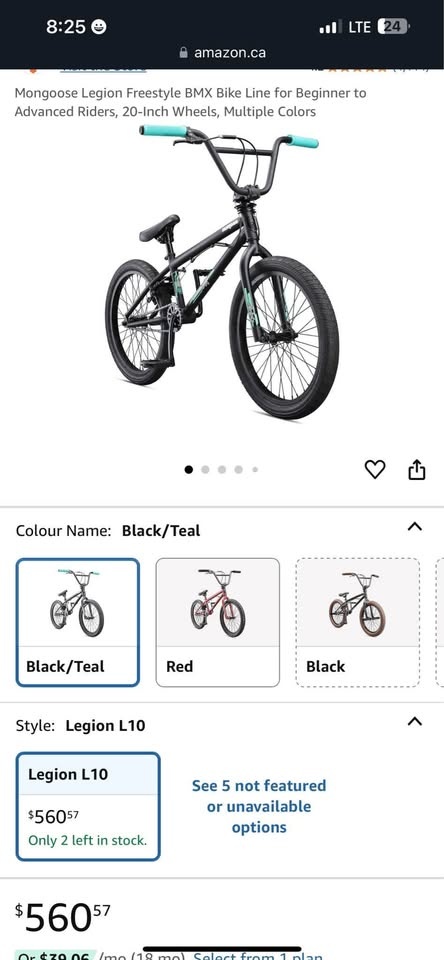 Mongoose Legion L10 BMX Bike - New in Box - photo 3