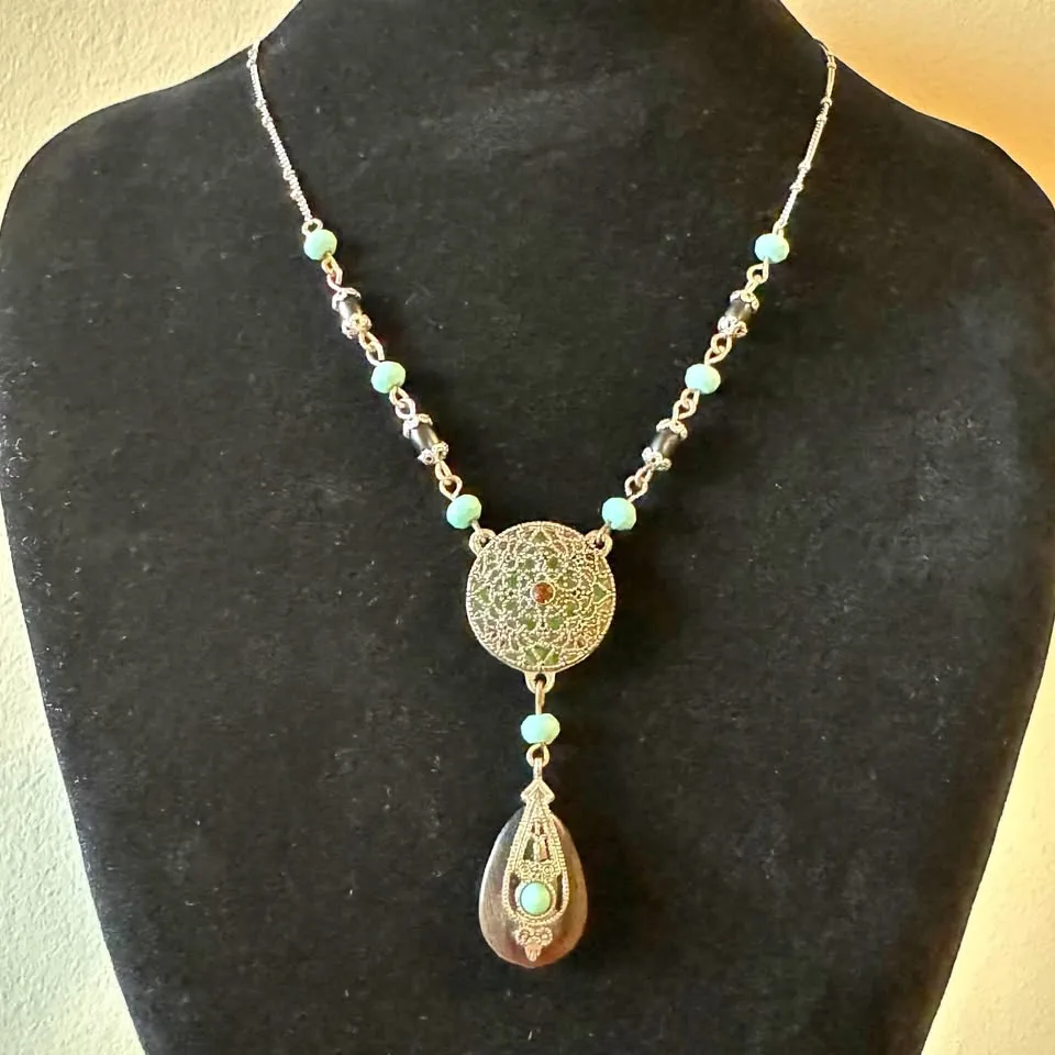 1980s Nina Ricci for Avon Dreamcatcher Necklace thumbnail