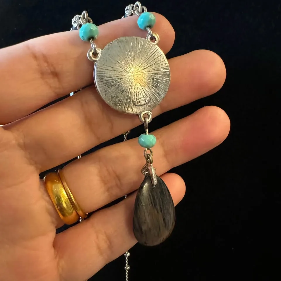 1980s Nina Ricci for Avon Dreamcatcher Necklace image indicator(8)