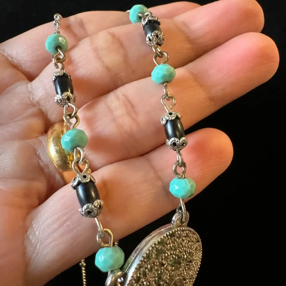 1980s Nina Ricci for Avon Dreamcatcher Necklace image indicator(10)