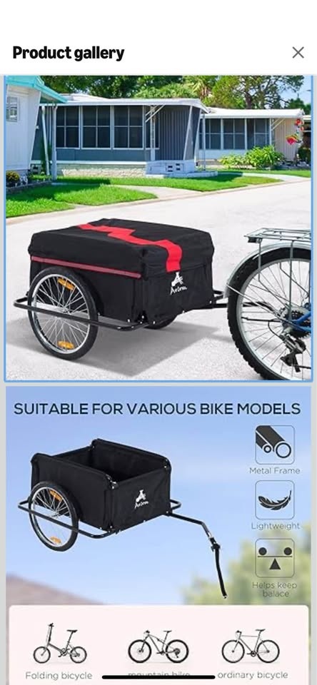 Aosom Bicycle Trailer/Cargo Trailer - New (3 Avail) - photo 4