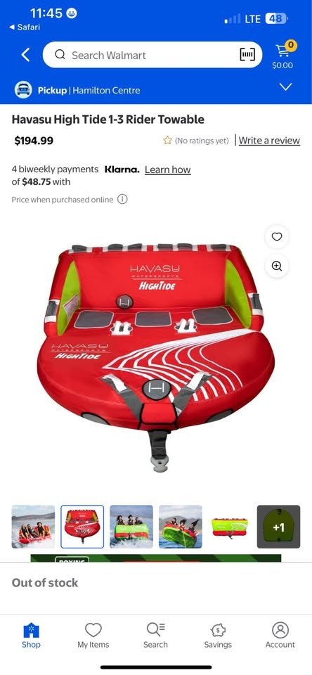 Havasu High Tide Boat Towable Water Raft - New in Box ($140) - photo 2