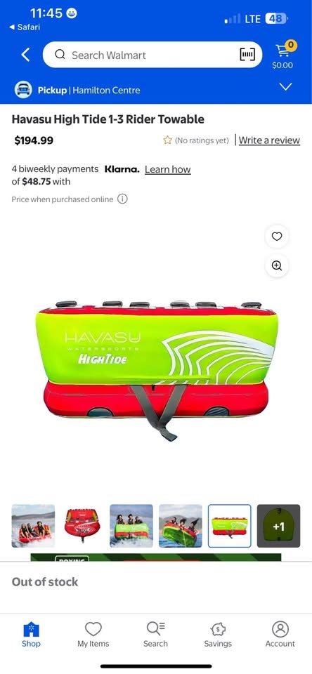 Havasu High Tide Boat Towable Water Raft - New in Box ($140) - photo 5