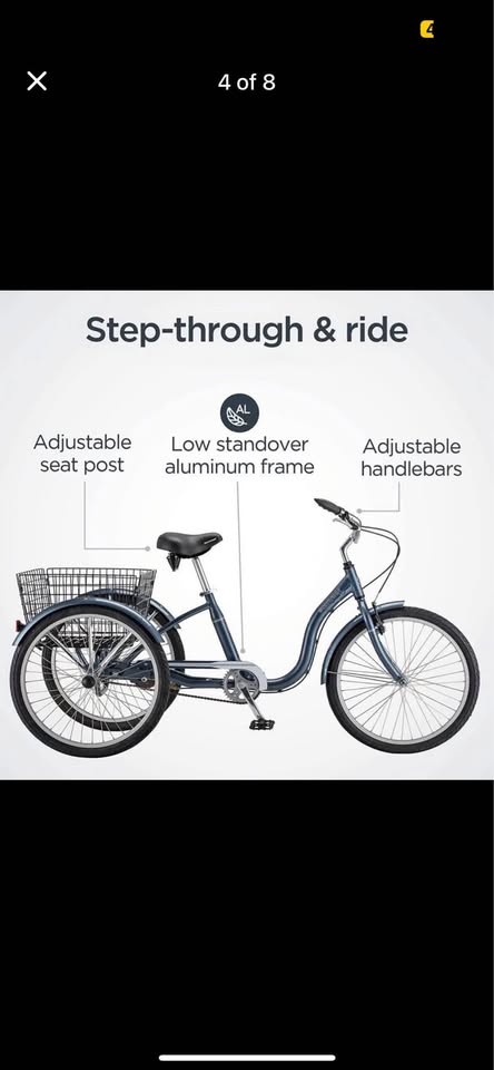 Schwinn Mackinaw 26" Adult Tricycle - New in Box - photo 5