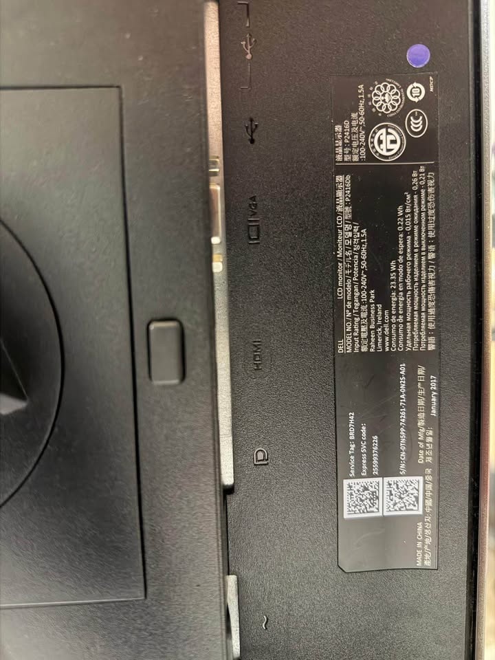 24inch Dell LCD MONITOR - HDMI (LIKE NEW) - photo 3