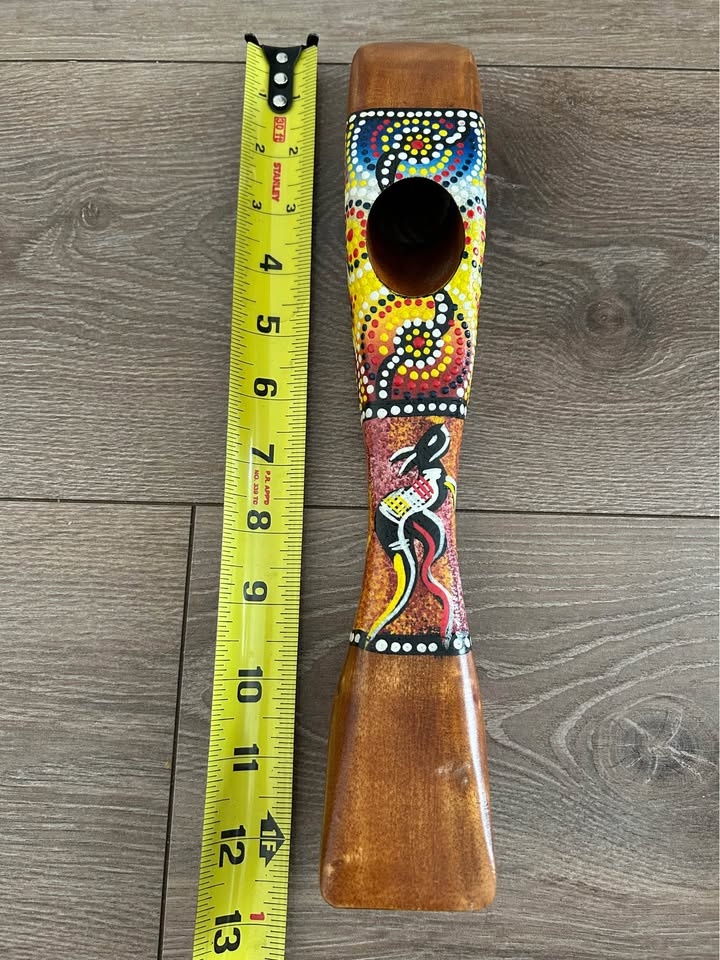 Hand-Painted Aboriginal Dot Art Wine Bottle Holder - photo 5