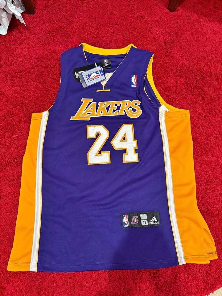 Kobe Bryant #24 Lakers Adidas NBA Jersey Size 48 Large Stitched