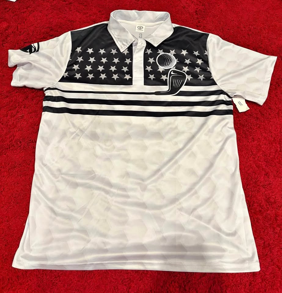 Golf Polo Shirt Size Large Golf Instructions Graphic