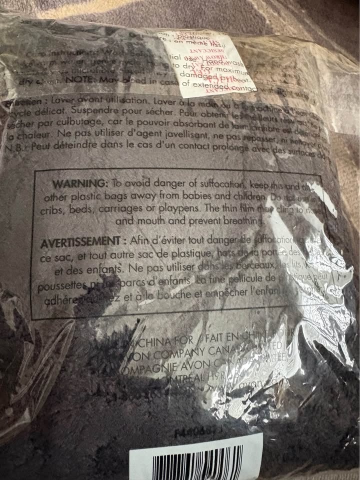 Avon Black Microfiber Hair Towel - photo 2
