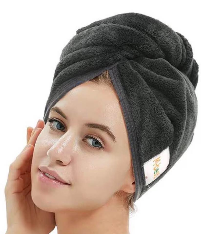 Avon Black Microfiber Hair Towel - photo 3