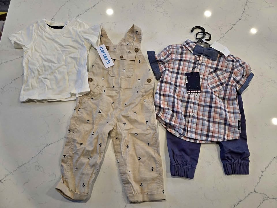 12M Boys Outfit Bundle – Carter’s + Ben Sherman Set (New w/ Tags
