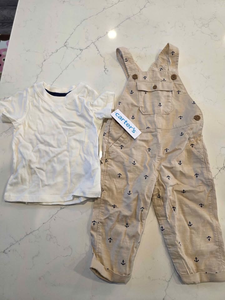 12M Boys Outfit Bundle – Carter’s + Ben Sherman Set (New w/ Tags - photo 3