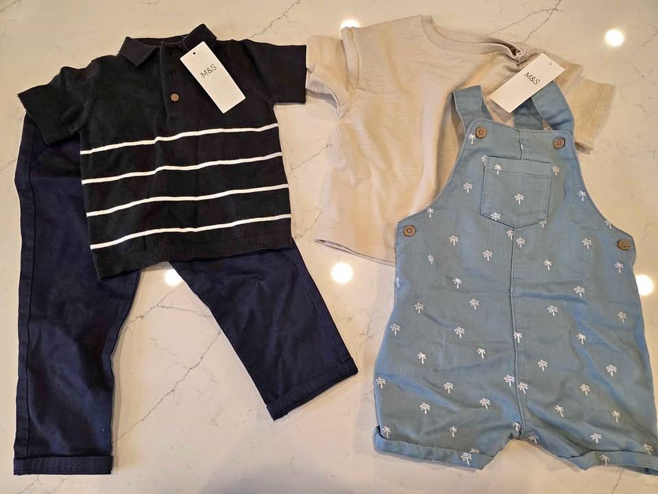 18-24M Boys Outfit Bundle – M&S Sets (New w/ Tags)