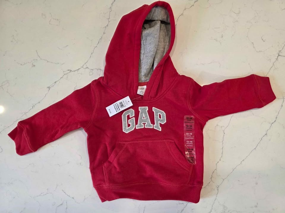GAP Baby Clothes Bundle (12–18M) – Hoodies + Pants – NEW w/ Tags - photo 2