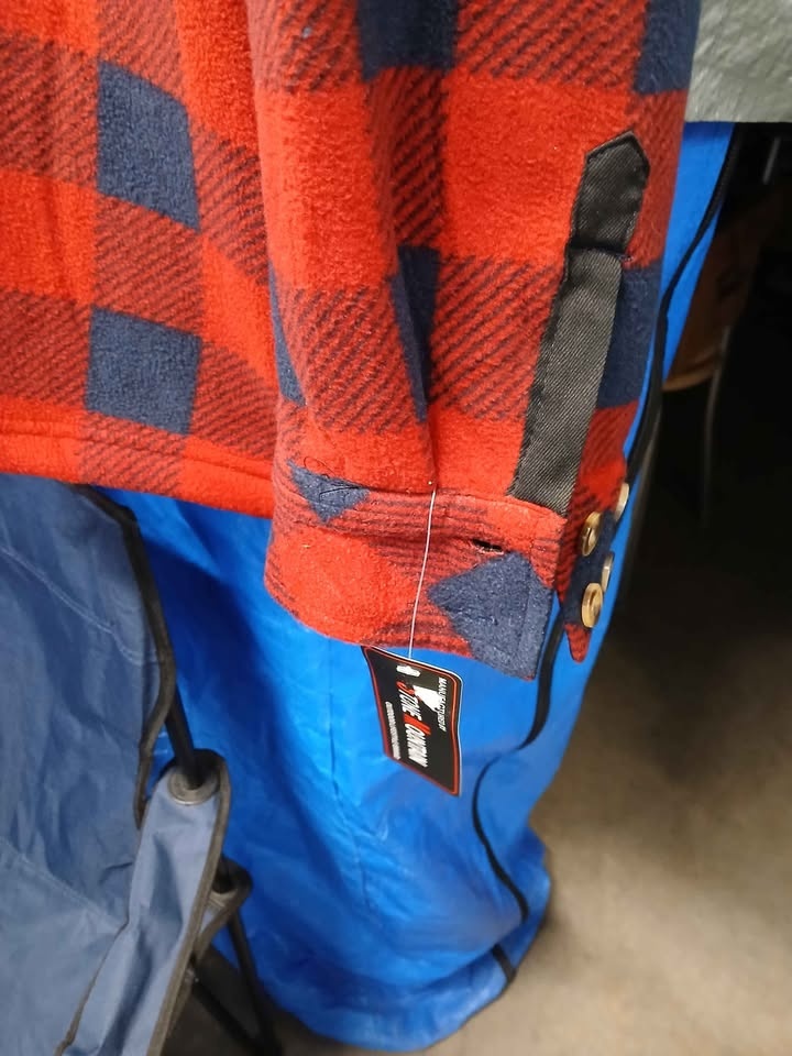Stone Mountain Plaid Hooded Flannel Jacket M - photo 3