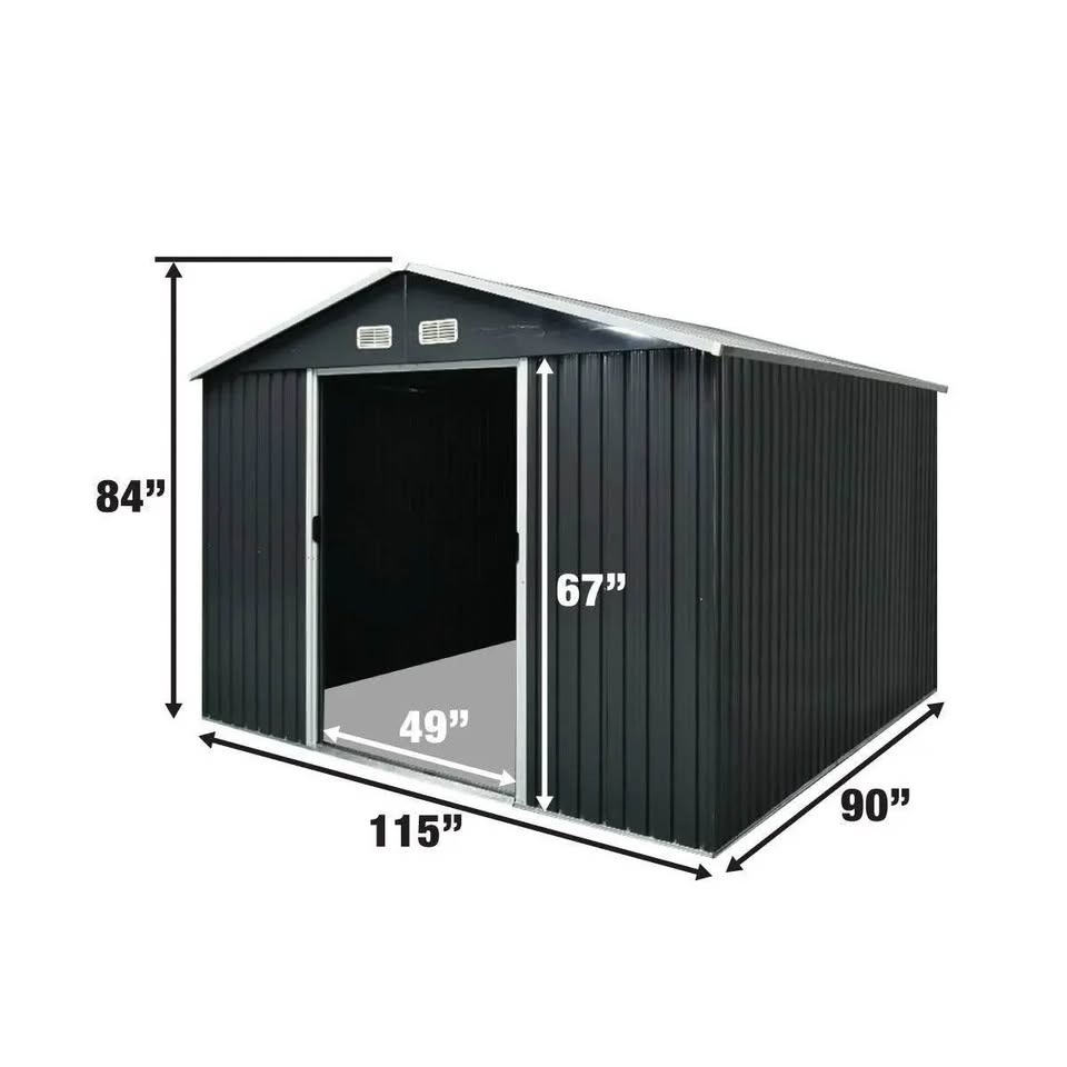 10x8' Brand NEW Metal Shed IN BOX - photo 3