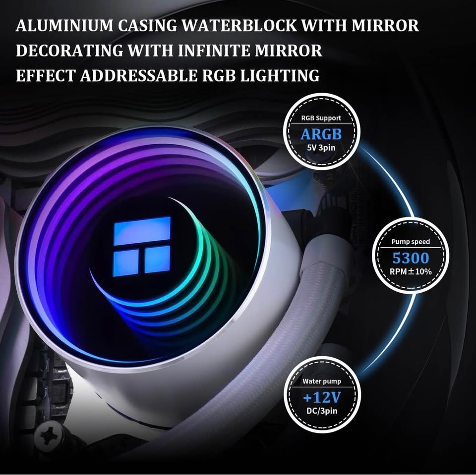 Thermalright Frozen Notte 240 White ARGB V2 CPU Cooler - photo 4