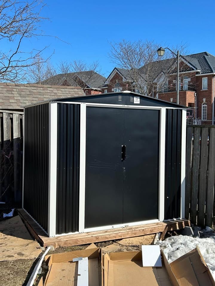 6x8' BRAND NEW METAL SHED IN BOX - photo 4