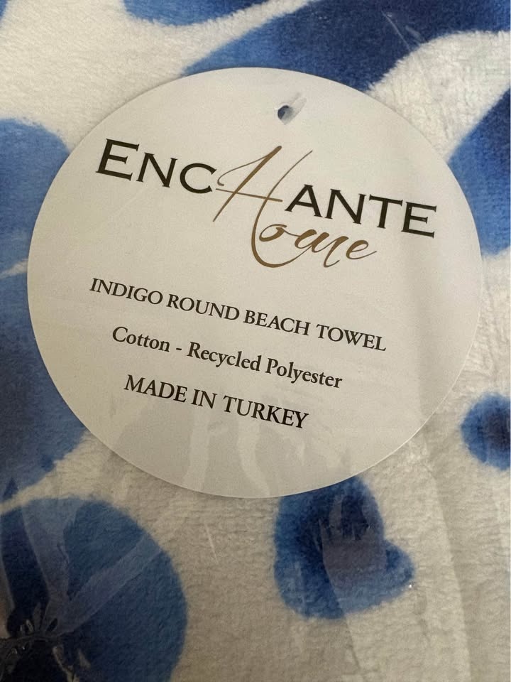 ENCHANTE Home Indigo Round Beach Towel - photo 2