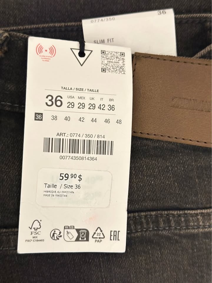 Zara Man Slim Fit Jeans - photo 3