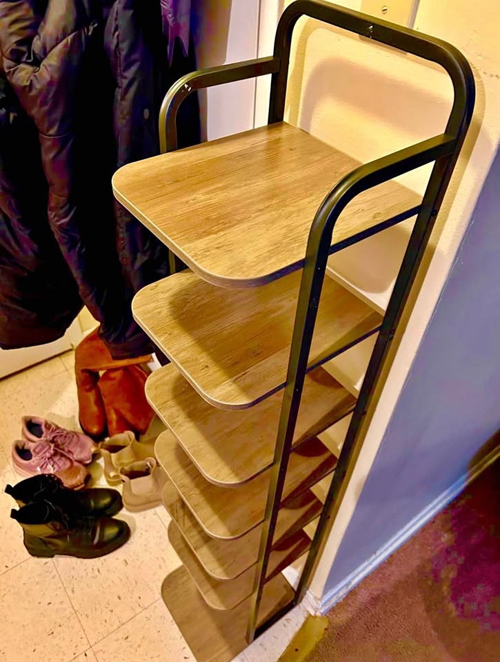 8-tier Shoe Rack for Narrow Spaces